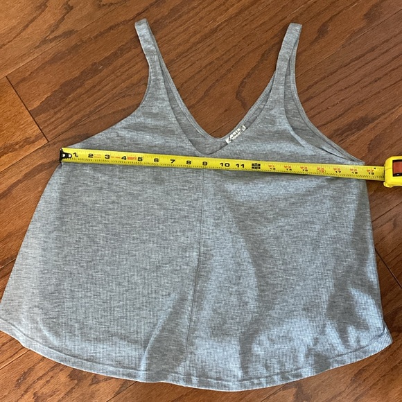 Free People gray ribbed flowing tank top - Size XS - Picture 7 of 9